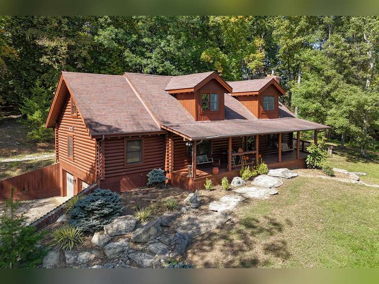 Tract 1 — 16.5 Acres with Log Home