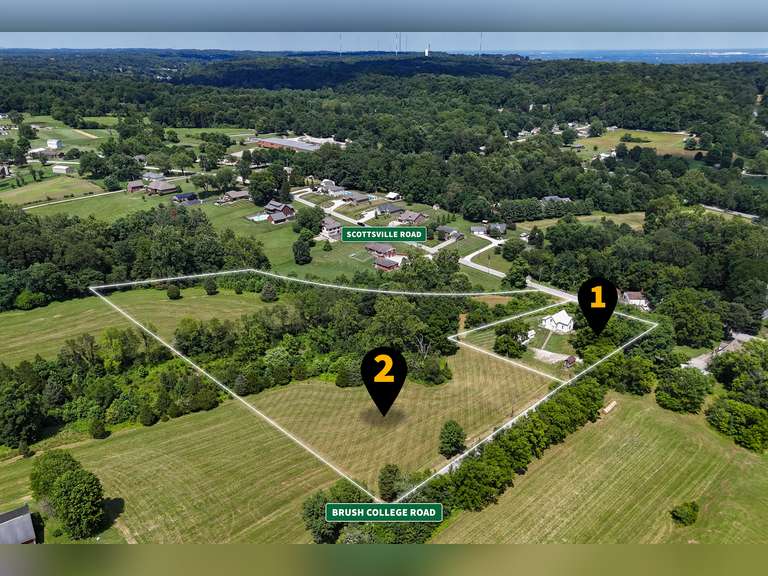 7.45 Acres - 2 Tracts | Floyds Knobs Homestead Multipar Online Auction