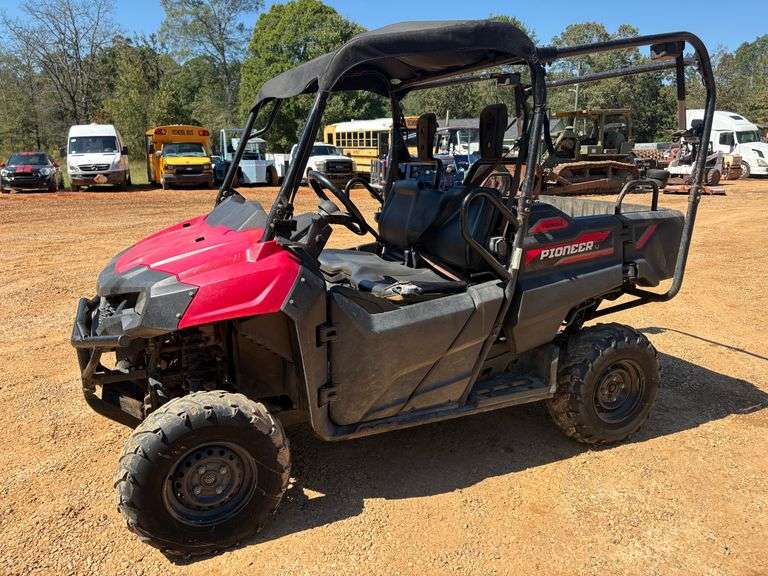 2018 Honda Pioneer 700 UTV w/ Dump Bed (2,015 Hours)