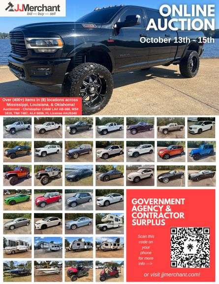 October Auction Flyer