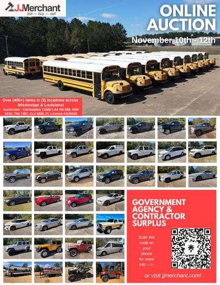 November Auction Flyer