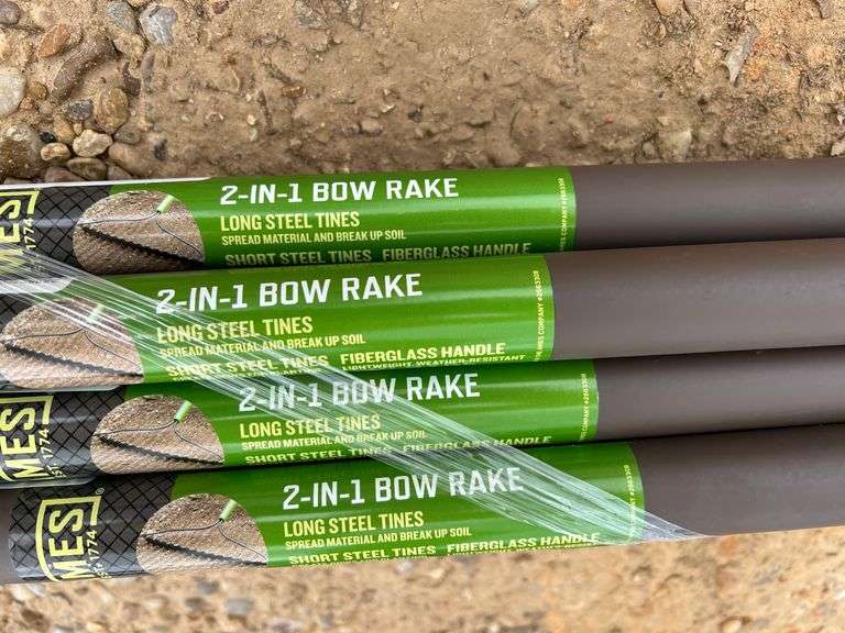 (6) AMES 2-in-1 Bow Rakes - JJ Merchant