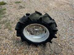 (2) Tractor Rims and Tires - 9.5-22