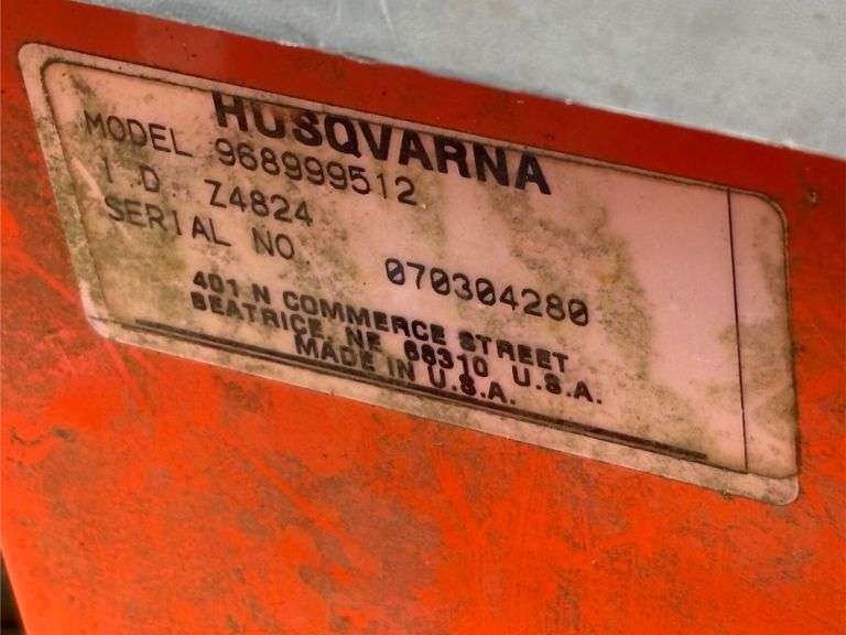 Husqvarna 48" Z 4824F Zero Turn Mower (491 Hours)