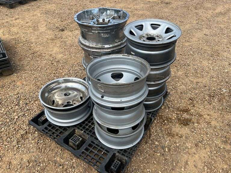 Pallet of Various Rims
