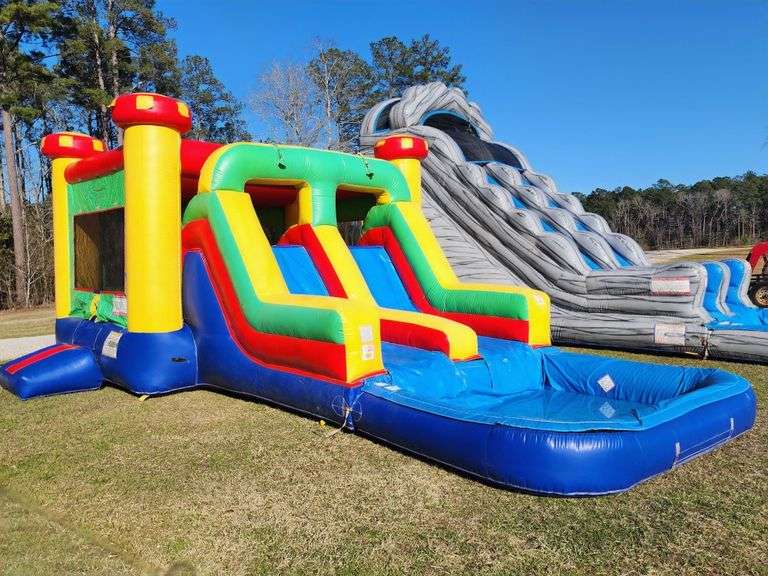 Double Combo Bounce/Water Slide Inflatable