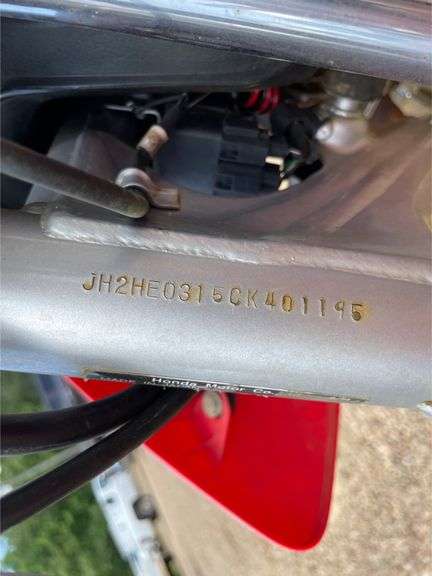 2012 Honda CRF100F Dirt Bike