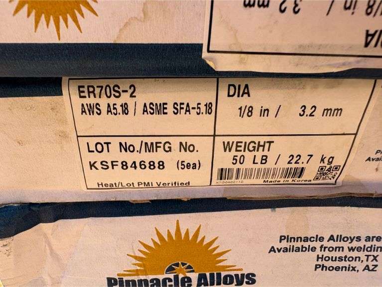 (13) Boxes of Pinnacle Alloy Welding Rods