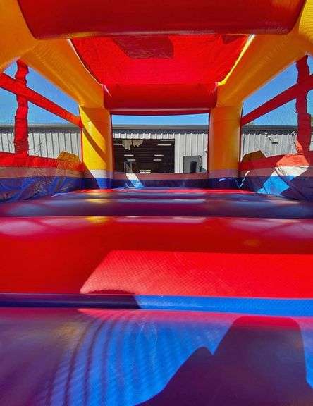 Monster Wheels Inflatable Bounce House