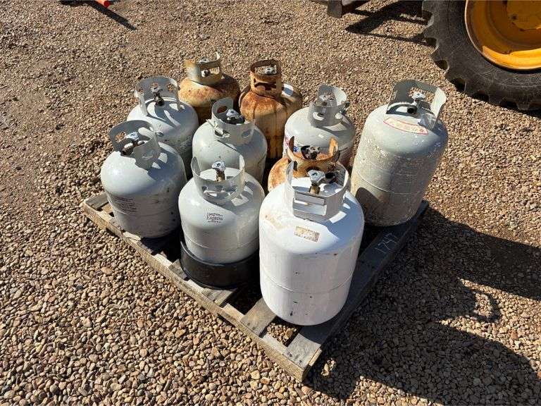 (10) Propane Tanks with Propane