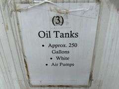 250 Gallon Metal Oil Tank #3