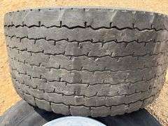 (4) Michelin X One Line 455/55 R22.5 Tires w/ Rims