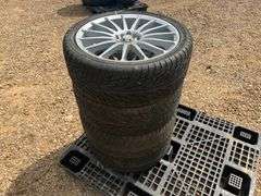 (4) Bridgestone Potenza 225/40 ZR18 Tires w/ Rims