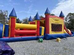 Castle 50' Inflatable Obstacle Course