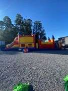 Castle 50' Inflatable Obstacle Course