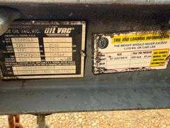 2013 Sage Oil Vac Lube Trailer w/ Tanks
