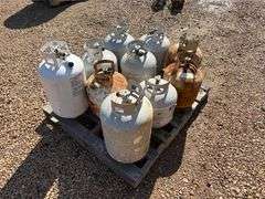 (10) Propane Tanks with Propane