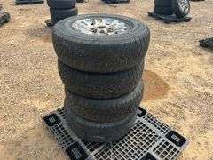(4) BFGoodrich Rugged Trail LT245/75 R17 Tires w/ Rims