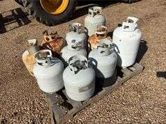 (10) Propane Tanks with Propane
