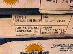 (13) Boxes of Pinnacle Alloy Welding Rods