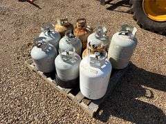 (10) Propane Tanks with Propane
