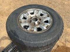 (4) BFGoodrich Rugged Trail LT245/75 R17 Tires w/ Rims