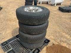 (4) BFGoodrich Rugged Trail LT245/75 R17 Tires w/ Rims
