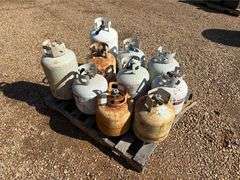 (10) Propane Tanks with Propane