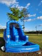 Blue Marble 16' Inflatable Water Slide