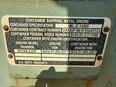 Cummins 8.3L 6CTA Turbo Engine w/ Military Crate