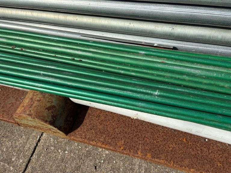 Pipe Rack w/ Various Galvanized Metal Conduit