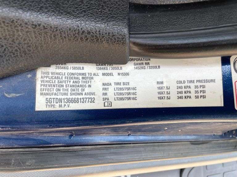 2006 Hummer H3 4 Door 4x4 SUV (423,319 Miles)