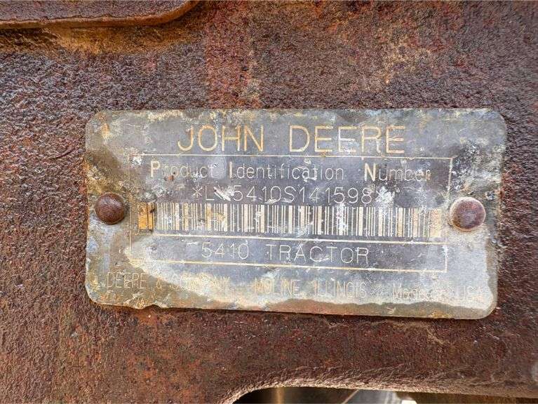 1998 John Deere 5410TR Tractor