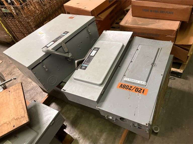 Pallet of Heavy Duty Electrical Switches