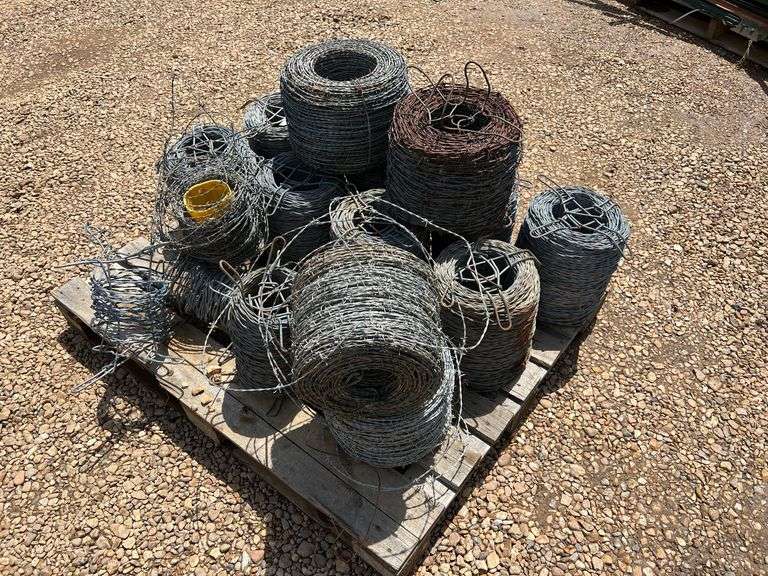 Pallet of Barbed Wire