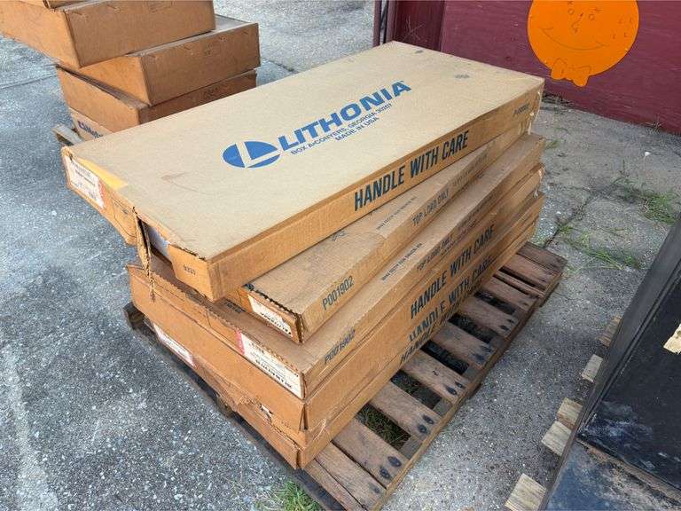 (6) Lithonia Grid Lighting Fixtures