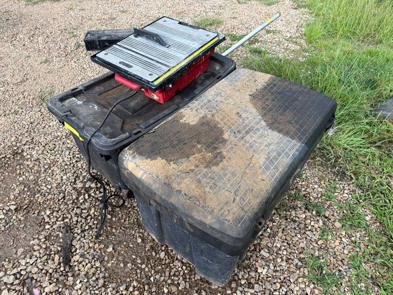 Shop Equipment Crates & Table Saw