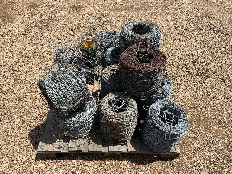 Pallet of Barbed Wire
