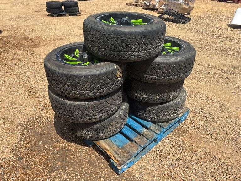(7) Nitto 255/55 R18 Tires with Supra Wheels