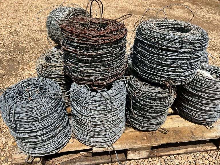 Pallet of Barbed Wire