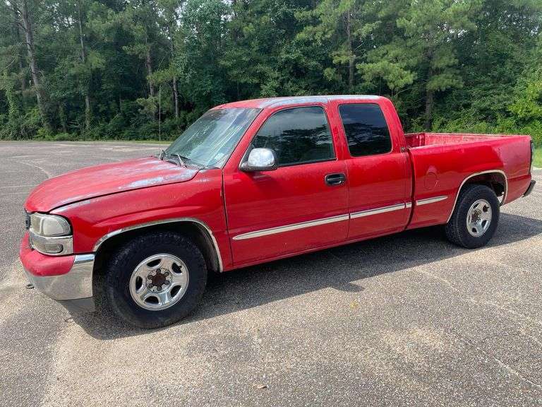 2001 GMC Sierra 1500 4 Door Extended Cab Pickup Truck