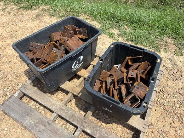 (2) Bins of Tandem Slipper Hangers