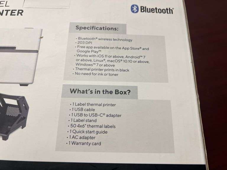 Core Innovations Shipping Label Thermal Printer