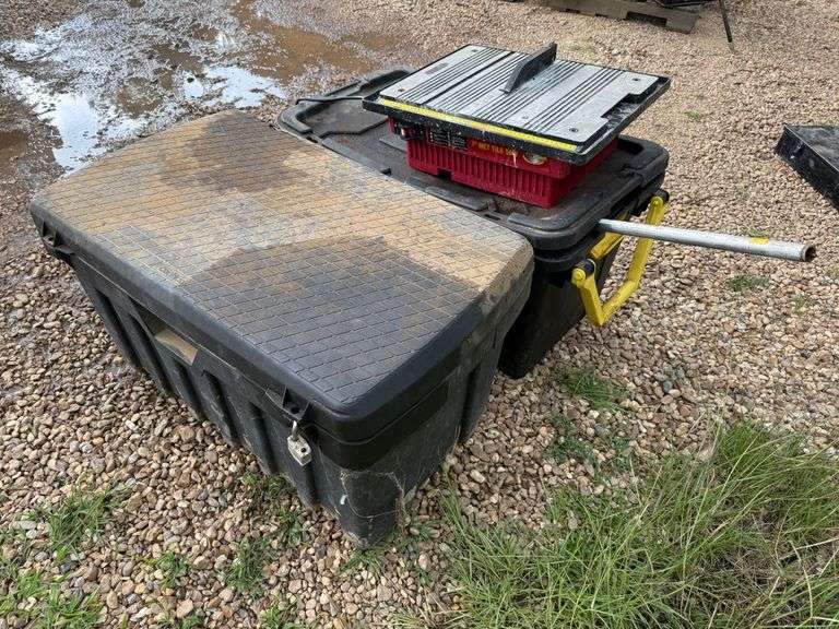 Shop Equipment Crates & Table Saw