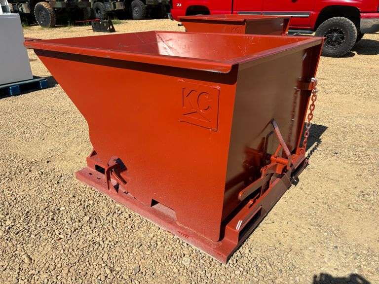 KC Forklift Dumpster Hopper