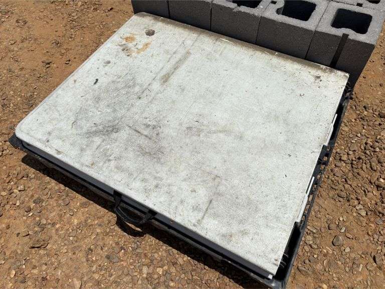 Concrete Blocks & Foldup Table