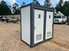 2-Private Stalls Portable Restroom