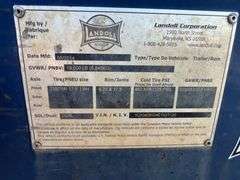 2014 Landoll 342 24' Container Hauling Trailer