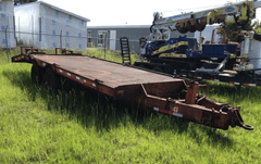 1985 Ditch Witch BT26 T/A Tagalong Trailer, 19 Ft. x 8 Ft. Level Deck, Dovetail, Ramps
