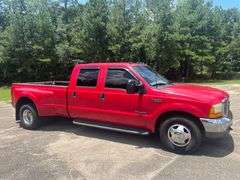 2000 Ford F350 4 Door Crew Cab Dually Diesel Truck (120,941 Miles)